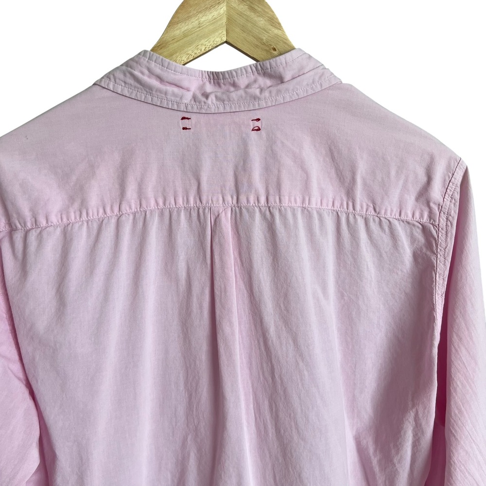 Xirena Pale Light Pink Beau Long Sleeve Button Up Cotton Shirt SZ S Feminine - Picture 4 of 12